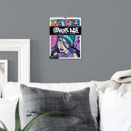 Ackermann Kunstverlag Wochenkalender-Street Art Wochenplaner Kalender 2026