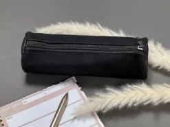 Stylex Federtaschen*Faulenzer, schwarz, Veloursoptik