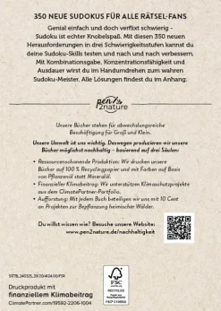 Naumann & Göbel Verlagsg. Nachhaltigkeit-Sudoku Buch