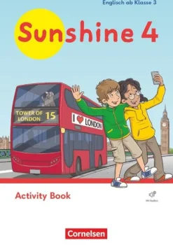 Cornelsen Verlag GmbH Nach Fächern·Fremdsprachen*Sunshine - Englisch ab Klasse 3 - Ausgabe 2023 - 4. Schuljahr. Activity Book - Mit Audios (Webcode)