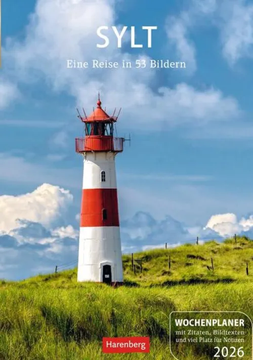 Harenberg Wochenkalender|Terminkalender-Sylt Wochenplaner 2026 - Eine Reise in 53 Bildern