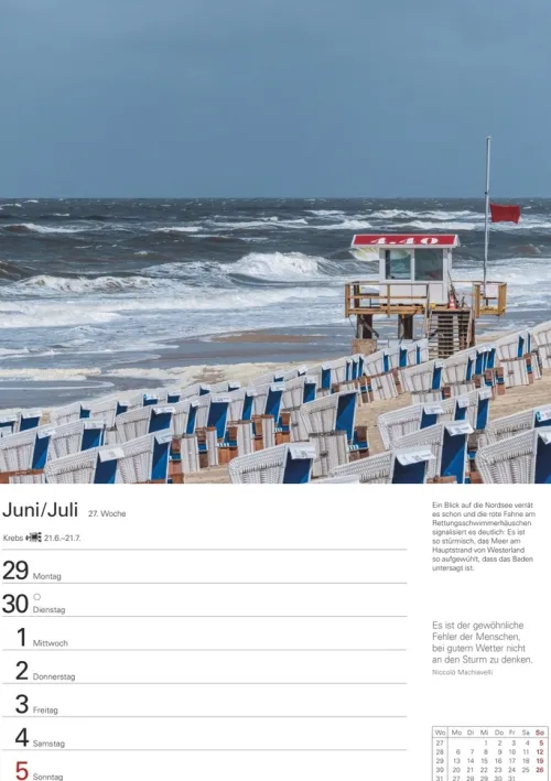 Harenberg Wochenkalender|Terminkalender-Sylt Wochenplaner 2026 - Eine Reise in 53 Bildern