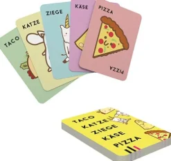 Asmodee gmbH Familien- & Gesellschaftsspiele*Taco Katze Käse Ziege Pizza