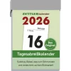 Neumann Verlage GmbH & Co Abreiß-Kalender*Tagesabreißkalender S 2026 - 4,1x5,9 cm - 1 Tag auf 1 Seite - mit Sudokus, Rezepten, Rätseln uvm. auf den Rückseiten - Bürokalender 301-0000