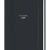 Heye Terminkalender*Tages-Kalenderbuch A6, schwarz 2026
