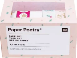 Tape Set, Jolly Christmas, Pastell*RICO-Design tap Hot
