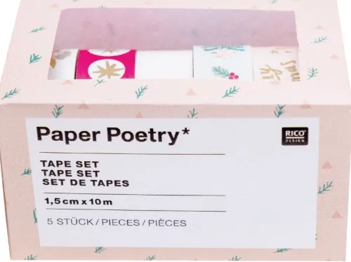 Tape Set, Jolly Christmas, Pastell*RICO-Design tap Hot