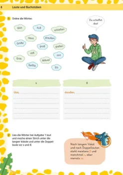 Team Drachenstark: Das großes Trainingsbuch Deutsch 3. Klasse*Klett Lerntraining Best