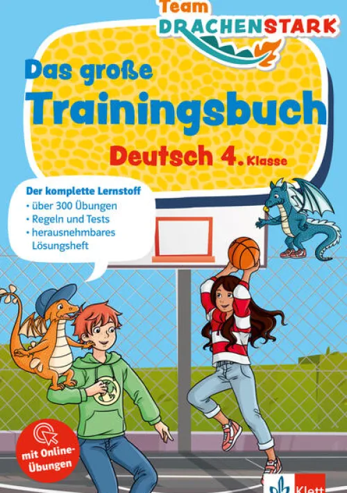 Team Drachenstark: Das großes Trainingsbuch Deutsch 4. Klasse*Klett Lerntraining Sale