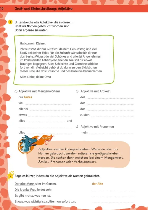 Team Drachenstark: Das großes Trainingsbuch Deutsch 4. Klasse*Klett Lerntraining Sale