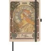 teNeues - ArtDiary Alfons Mucha 2026 - Buchkalender 16x22 cm | Wochenkalender mit Jugendstil-Motiven für Mucha-Fans & Kunstliebhaber*teNeues Calendars & Stationery GmbH & Co. KG Sale
