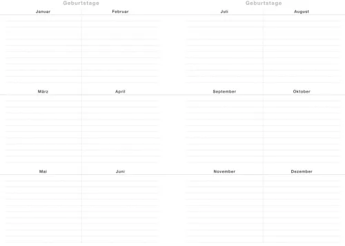 Terminer A5, Struktur rot 2026*Heye Hot