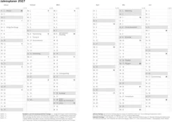 Terminer A5, Struktur rot 2026*Heye Hot