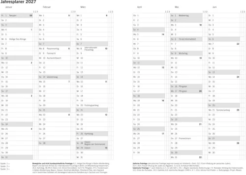 Terminer A5, Struktur rot 2026*Heye Hot