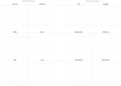 Heye Wochenkalender|Terminkalender-Terminer A6, Struktur schwarz 2026