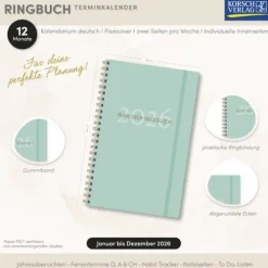 Terminkalender Glücksplaner 2026*Korsch Verlag GmbH Online