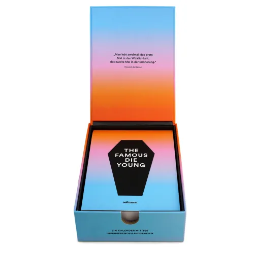 Seltmann Publishers GmbH Geburtstagskalender-The Famous Die Young