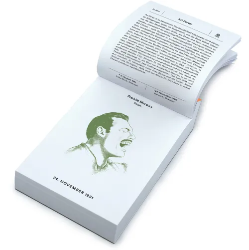 Seltmann Publishers GmbH Geburtstagskalender-The Famous Die Young