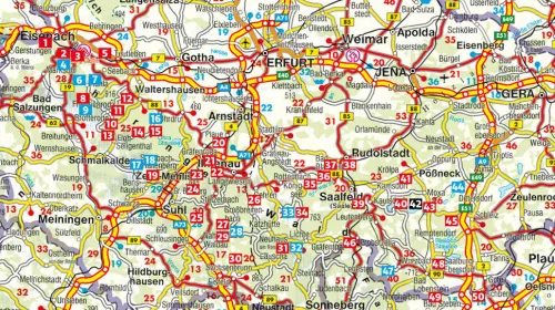 Thüringer Wald*Bergverlag Rother New