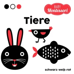 White Star Verlag 0-3 Jahre*Tiere schwarz-weiß-rot (Baby Montessori)