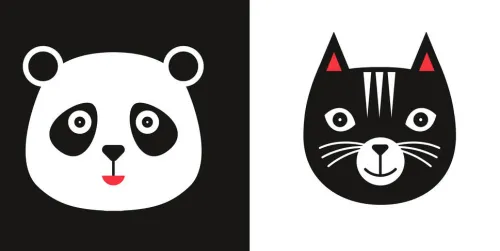 White Star Verlag 0-3 Jahre*Tiere schwarz-weiß-rot (Baby Montessori)