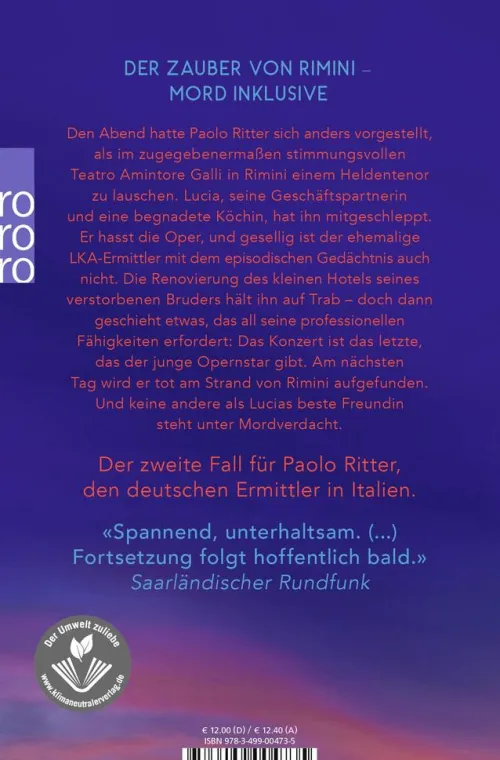 Rowohlt Taschenbuch Polizeiarbeit & Forensik*Tod in Rimini