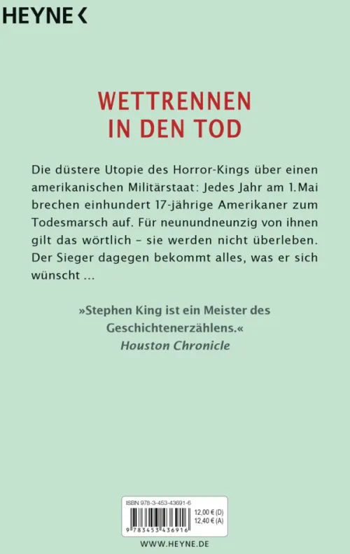 Heyne Taschenbuch Horror Gegenwart|Horror*Todesmarsch