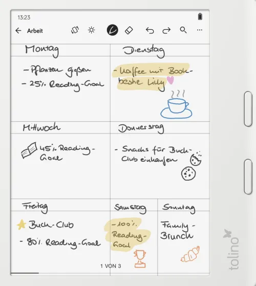 tolino vision color - Weiß*LONGSHINE TECHNOLOGIE GMBH. Discount