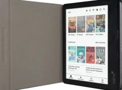 Telco accessories Gecko Zubehör·Zubehör Tolino Vision Color-tolino vision Slimfit Premium Cover green weave round edge