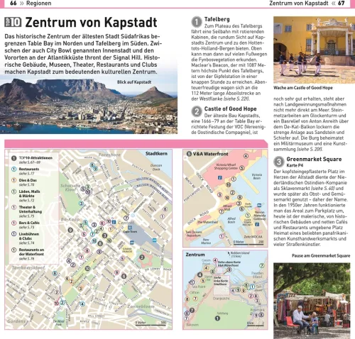 Dorling Kindersley Reise Wandern & Radfahren-TOP10 Reiseführer Kapstadt