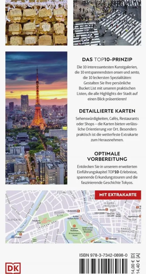 Dorling Kindersley Reise Wandern & Radfahren-TOP10 Reiseführer Tokyo