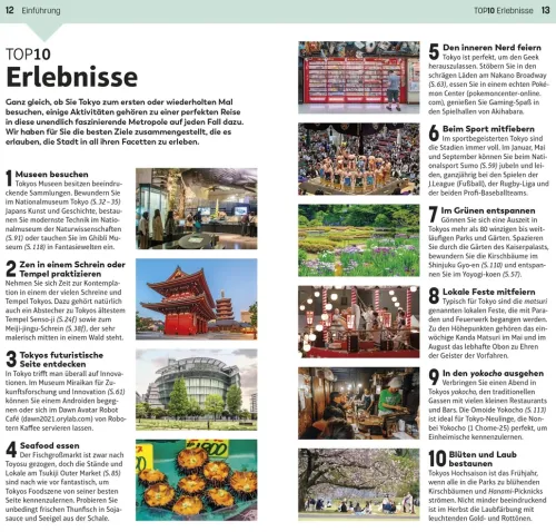 Dorling Kindersley Reise Wandern & Radfahren-TOP10 Reiseführer Tokyo