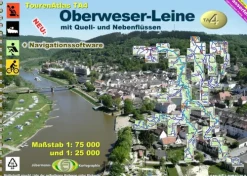 Jübermann Karten & Atlanten-TourenAtlas 04. Oberweser-Leine Wasserwandern 1 : 75 000