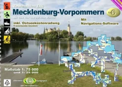 Jübermann Karten & Atlanten-TourenAtlas Wasserwandern / TA6 Mecklenburg-Vorpommern