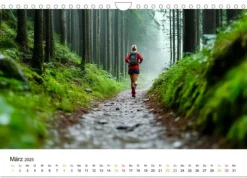Trailrunning Power (Wandkalender 2025 DIN A4 quer), Monatskalender*Calvendo Sale