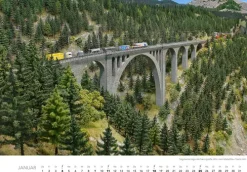 Heel Verlag GmbH Wandkalender*Traumanlagen von Modellbahnprofis Kalender 2026
