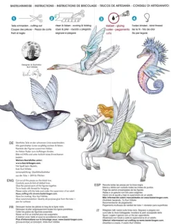 Atelier Color Bastelpapier & Origami-Traumfänger basteln aus Papier Bastelbogen fliegende Tiere, Elfe, Fee