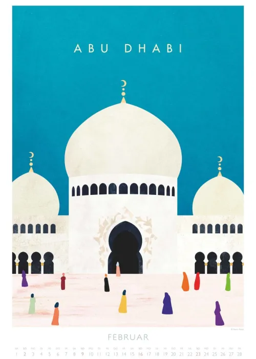 Neumann Verlage GmbH & Co Posterkalender-Travelposter 2026 - Reiseplakate-Kalender von DUMONT- Wand-Kalender - Poster-Format 50 x 70 cm