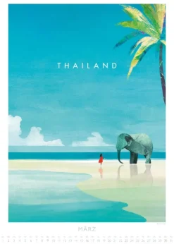 Neumann Verlage GmbH & Co Posterkalender-Travelposter 2026 - Reiseplakate-Kalender von DUMONT- Wand-Kalender - Poster-Format 50 x 70 cm