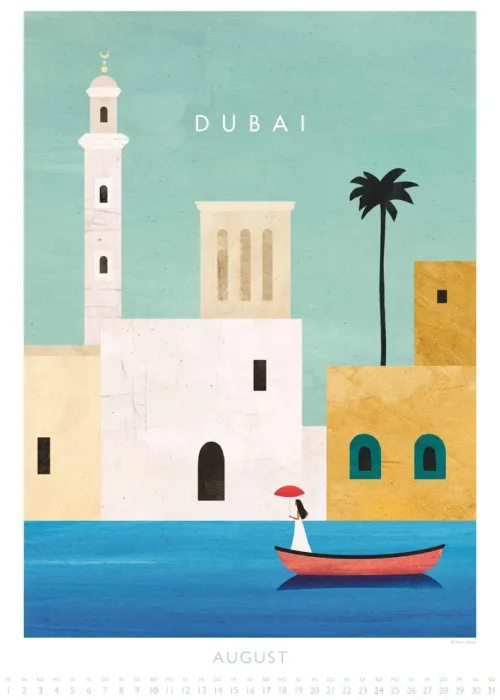 Neumann Verlage GmbH & Co Posterkalender-Travelposter 2026 - Reiseplakate-Kalender von DUMONT- Wand-Kalender - Poster-Format 50 x 70 cm