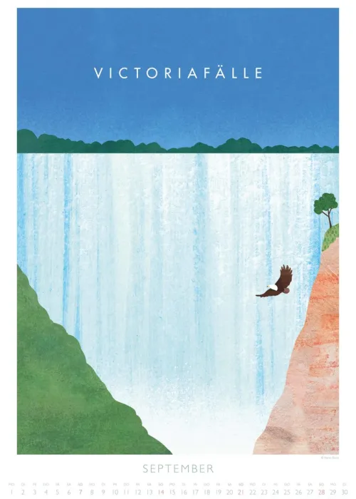 Neumann Verlage GmbH & Co Posterkalender-Travelposter 2026 - Reiseplakate-Kalender von DUMONT- Wand-Kalender - Poster-Format 50 x 70 cm