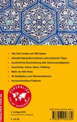 Trescher Verlag GmbH Wandern-TRESCHER Reiseführer Zentralasien