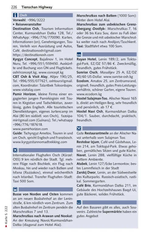 Trescher Verlag GmbH Wandern-TRESCHER Reiseführer Zentralasien