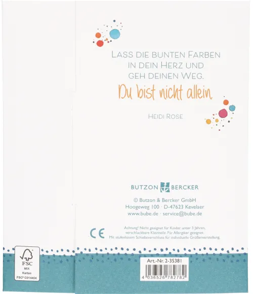 Türkises Textil-Armband mit Ichthys-Anhänger: Mit Jesus auf dem Weg*Butzon & Bercker Online