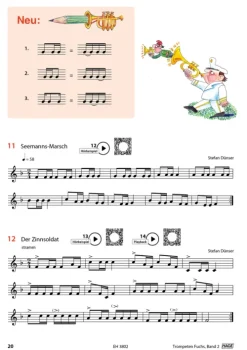 Hage Musikverlag Musikwissenschaft-Trompeten Fuchs Band 2