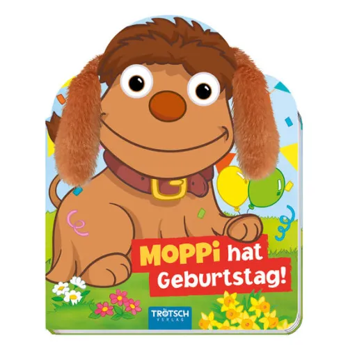 Trötsch Verlag GmbH 0-3 Jahre*TRÖTSCH - Unser Sandmännchen Fühlbuch Moppi hat Geburtstag!