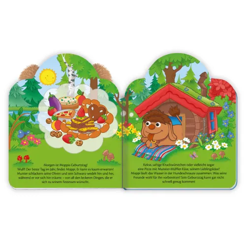 Trötsch Verlag GmbH 0-3 Jahre*TRÖTSCH - Unser Sandmännchen Fühlbuch Moppi hat Geburtstag!