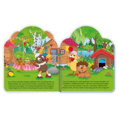 Trötsch Verlag GmbH 0-3 Jahre*TRÖTSCH - Unser Sandmännchen Fühlbuch Moppi hat Geburtstag!