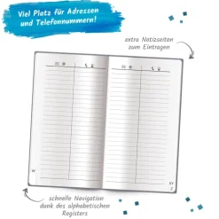 Trötsch Verlag GmbH Medienwissenschaft*Trötsch Adressbuch Soft Touch Slim Anthrazit