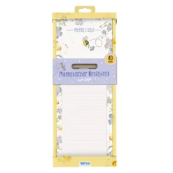 Notizblock mit Stift und Magnet Bienchen*Trötsch Best